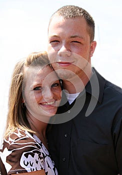 Happy Young Couple Portrait