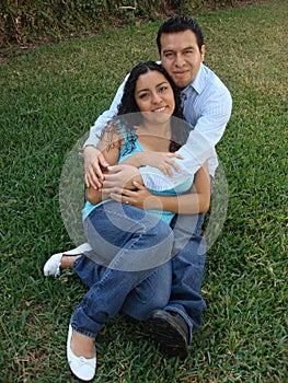 Happy, young Hispanic Couple in love