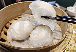 Har Gao steamed shrimp dumplings