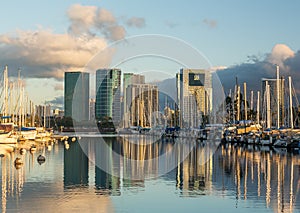 Harbor at Ala Moana Oahu Hawaii