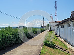 Harbor alley in Drobeta Turnu Severin