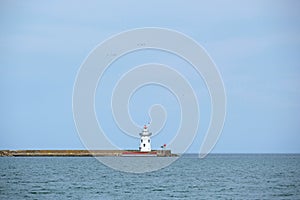 Harbor Beach Lighthouse, built in 1858