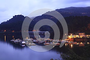 Harbor with boats at Geres