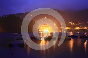 Harbor with boats at Geres