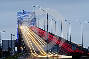 Harbor bridge in Corpus Christi, Texas photo