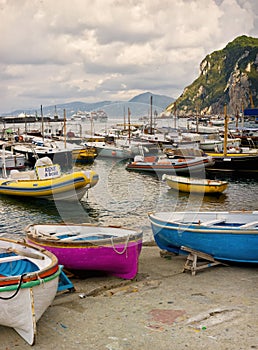 Harbor, Capri Town, Amalfi Coast, Italy