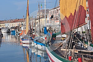 The harbor of Cesenatico
