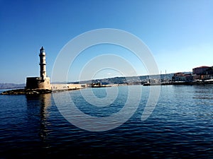 Harbor in Chania, Crete