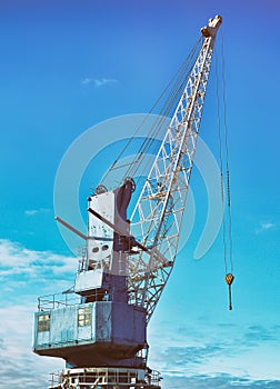 Harbor crane.
