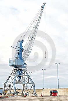 Harbor crane.