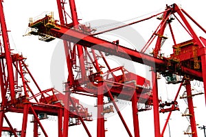 Harbor cranes