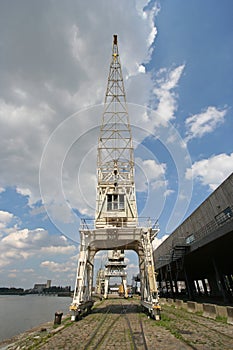 Harbor Cranes Antwerp