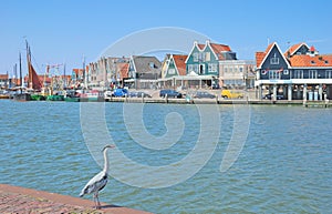 Harbor of Edam-Volendam at Ijsselmeer,Netherlands