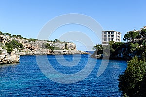 Harbor entrance, Cala Figuera, Mallorca, Mediterranean sea.