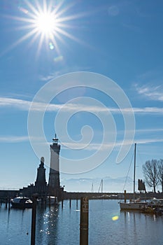 Harbor entrance of Lindau