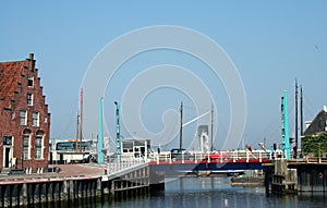 The harbor of Harlingen