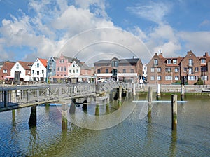 Harbor of Husum,North Frisia,Germany photo