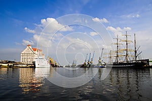 Harbor in Kaliningrad photo