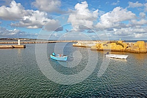 Harbor from Lagos in the Algarve Portugal