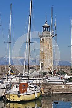 Harbor Lighthouse of Desenzano photo