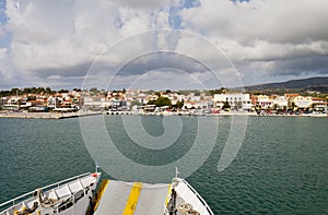 Harbor of Lixouri city in Greece