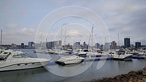 Harbor of Luanda in Angola