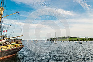 Harbor of Lunenburg during Tall Ship Festival 2017
