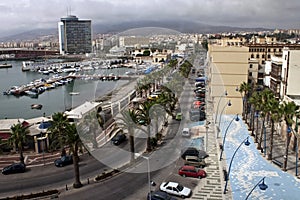 Harbor in Melilla