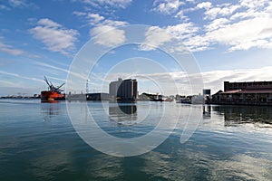 Harbor of port louis capital of Mauritius