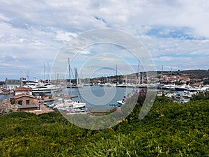 Harbor of Porto Rotondo, Italy