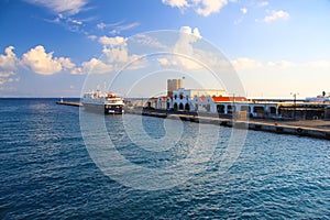 Harbor of Rhodos City.Greece.