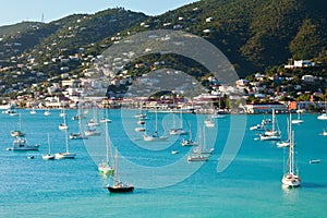 Harbor of St. Thomas, US Virgin Islands photo