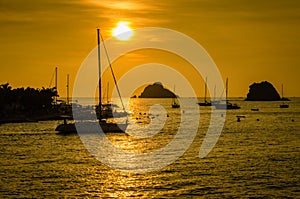 Harbor Sunset - St. Barths