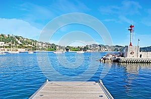 The harbor of Villefranche-sur-Mer photo