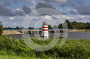 Harbor of Waase on Ummanz Island near Ruegen at baltic Sea,Mecklenburg western Pomerania,Germany