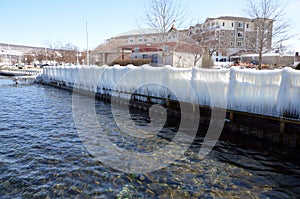 The harbor at Watkins Glen and Seneca Lake