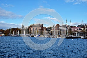 Port de Ouchy Marina , Lake Geneva , Switzerland