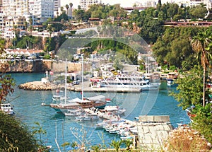 Harbour in Antalya, Turkey