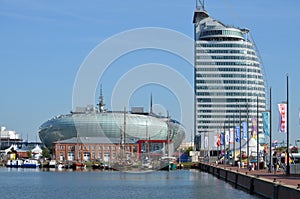 Harbour of Bremerhaven in Germany