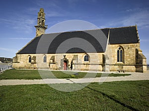 Harbour of Camaret, church