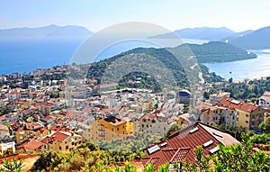 Harbour of city Kas (Kash) in Turkey