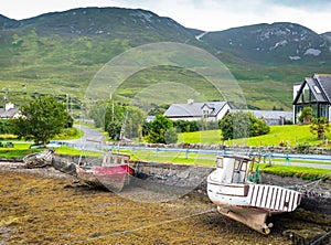 Harbour in Clew Bay, Ireland photo