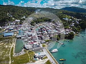 Harbour in Elat Distric in Kei Island, Maluku Indonesia