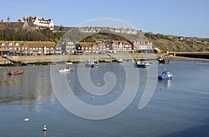 Harbour at Folkestone. Kent. England