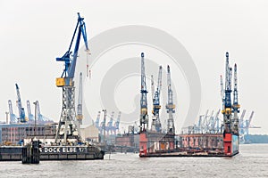Harbour in Hamburg