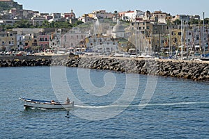 Harbour of the island procida,