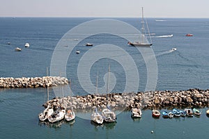 Harbour, island procida, italy