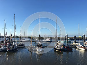 Harbour in Lauwersoog