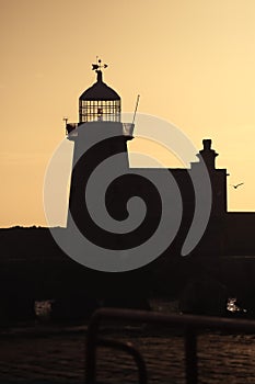 Harbour lighthouse. Howth. Dublin. Ireland