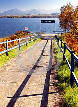 Harbour at Liptovska Mara Dam